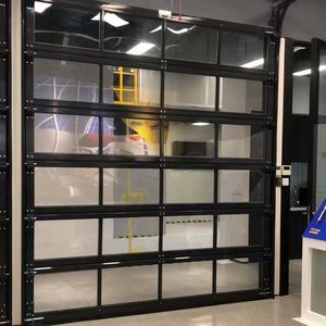 Portes de garage sectionnelles automatiques isolées sur mesure en acier moussé à double paroi à rupture de pont thermique pour villas, fabriquées aux États-Unis (<span class=keywords><strong>CA</strong></span>) - Product Image 3