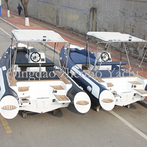 Luxe 20ft fibre de verre coque gonflable RIB bateau PVC Hypalon 600 bateau avec 1.2mm d'épaisseur pour les excursions de pêche et les sports nautiques - Product Image 6