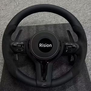 Volante Deportivo de Cuero Personalizado para Volkswagen <span class=keywords><strong>Golf</strong></span> 7 MK7 Mk7.5 GTI Scirocco Polo GTS <span class=keywords><strong>R</strong></span> <span class=keywords><strong>Line</strong></span> 2014-2017 - Product Image 2