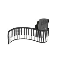 Wholesale Cheap Price Digital 61 Keys Portable Folding Keyboard Students Adults Beginner Roll up Piano