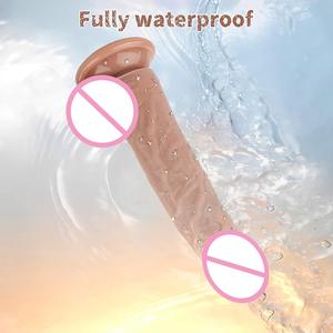 Dildo Realistico con Funzione di Spinta, Giocattolo Sessuale per Adulti Hands-Free con Stimolazione del Punto G e Anale, Forte Ventosa per Donne e Coppie - Product Image 6