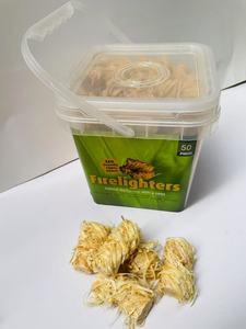 Accendifuoco in Lana di Legno con Paraffina, 50 Pezzi/Scatola, Design Cartoon <span class=keywords><strong>per</strong></span> Feste, BBQ e Griglia - Product Image 5