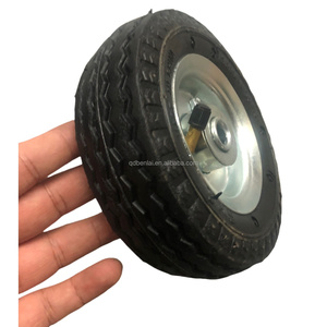 Pneus <span class=keywords><strong>6x2</strong></span> Pneumáticos Rodízio De Borracha Roda para Wheelbarrow Ferramenta Carrinho Roda - Product Image 6