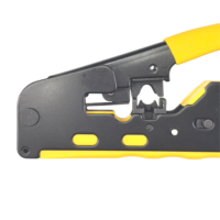 Herramienta de crimpado y pelacables RJ45/RJ11 8P/6P CAT5E/CAT6/CAT7 para conectores de red