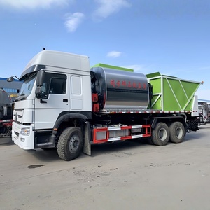 รถบรรทุกปูยางมะตอย HOWO 6x4 สำหรับงานซีลถนนกรวด/รถเกลี่ยยางมะตอย HOWO สำหรับขาย - Product Image 6