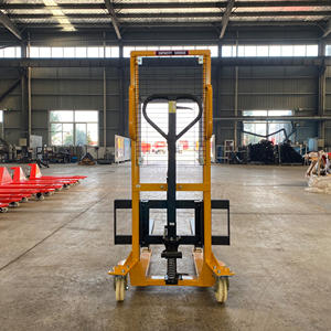 2 टन हाइड्रोलिक मैनुअल स्टेकर 2000 किलो गोदाम के लिए बहुक्रियाशील मैनुअल हाइड्रोलिक स्टेकर मैन्युअल नायलॉन व्हील - Product Image 5