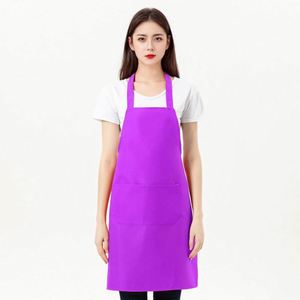 Delantal negro Unisex con logotipo personalizado de fábrica, delantal ajustable para técnicos de uñas, Salón personalizado, trabajo de peluquero, barbacoa, cocina, delantal de camarera - Product Image 6