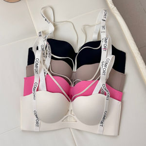 Sujetador Anticaídas para Mujer, Estilo Sudeste Asiático, Media Copa con Forma de Corazón, para Pecho Pequeño, Sin Varillas, Ofrece Excelente Soporte - Product Image 2