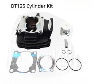 Kit de Cilindro para Motocicleta Yamaha de Dos Tiempos DT125 - Cilindro y Pistón de Aleación de Aluminio Plateado de 56 mm para Reequipamiento/Actualización - Product Image 2