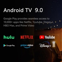 Proyector LED ViewSonic D450 Compatible con Android TV 4K, 1080P, 850 ANSI Lúmenes, 120'', Enfoque Automático, 2G RAM, Monitor Cinematográfico