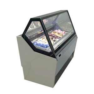 Vitrine de crème glacée italienne/réfrigérateur congélateur/vitrine dans un magasin de crème glacée avec congélateur à dégivrage <span class=keywords><strong>automatique</strong></span> - Product Image 3