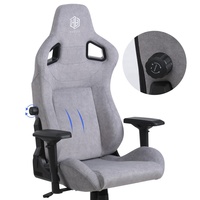 Chaise de bureau de direction de luxe, accoudoirs réglables 4D, structure en acier inoxydable, revêtement en tissu, design ergonomique, pivotante, modèle papillon