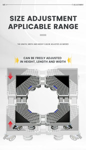 Soporte Elevador para Lavadora Olling con Ruedas Bloqueables, Universal, Apto para Lavandería - Product Image 3