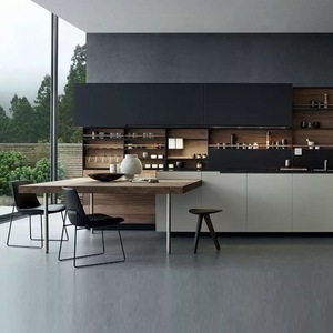 High <b>Gloss</b> Solid Wood Kitchen Design Cabinets Set <b>Furniture</b> Custom Rta Modern Pvc Glossy <b>White</b> Modular Kitchen Cabinet - Product Image 3