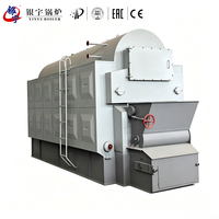 YINYU DZL 1-20 T/H Boiler Uap Industri Horizontal dengan Rantai Grate untuk Batubara, Biomassa, dan Kayu Bakar, Kapasitas Dapat Disesuaikan