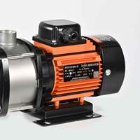 Pompa Booster Sentrifugal Multistage Horizontal Stainless Steel untuk Pabrik, Pompa Booster Air Multistage Horizontal