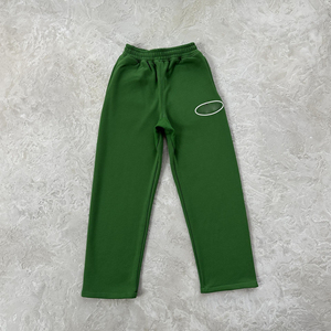 Pantalones Deportivos Casuales para Hombre, Estilo Hip-Hop Urbano Americano, Estampado de la Isla de Alcatraz, de Espuma, Corte Recto - Product Image 1