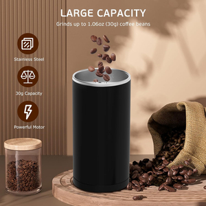 New Home Office Use Spices Espresso <b>Coffee</b> Bean Approved 110-230V 150W <b>Small</b> Automatic Electric <b>Coffee</b> Grinder - Product Image 3