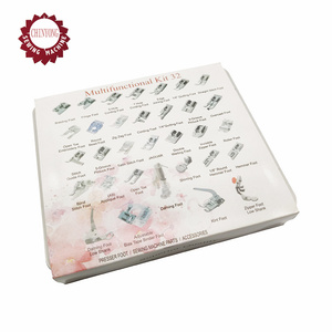 Ensemble de <span class=keywords><strong>32</strong></span> <span class=keywords><strong>pieds</strong></span> <span class=keywords><strong>presseurs</strong></span> de haute qualité et pratiques avec manuel d'instructions en anglais pour un transport et un rangement faciles - Product Image 3