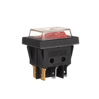 Interrupteurs à bascule étanches carrés Baokezhen 2 broches 3 broches 4 broches 6 broches 6A/10A/15A/16A 250VAC