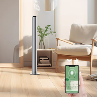 Diffuseurs d'arômes Crearoma Home Stand Slim Tower Diffuseurs d'huile d'arôme Bouteille jetable Humidificateur d'air parfumé