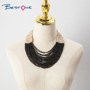 Nouveau collier de gland perlé de graine de série de Style de Noël de Style ethnique pour les femmes de haute qualité prêt à expédier - Product Image 6