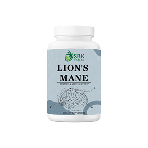 Cápsulas de Melena de León de Marca Privada con 1g de Melena de León que Apoyan la Función Cerebral y Cognitiva, Cápsulas de Suplemento de Melena de León - Product Image 1