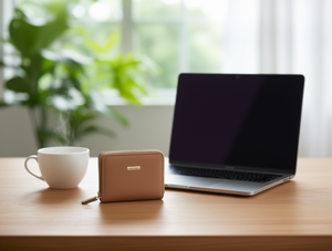 Portafoglio piccolo da donna con cerniera in PU, sottile, per uso quotidiano, stile minimalista - Product Image 2