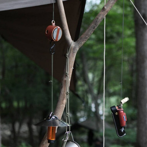 Outdoor camping party Bluetooth speaker <b>leather</b> case storage bag, hanging speaker <b>leather</b> case <b>keychain</b>, sports speaker bag - Product Image 3