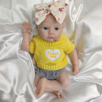 Poupée bébé fille réaliste en silicone souple de 12 pouces, adorable et mignonne, pour les petits enfants, cadeau