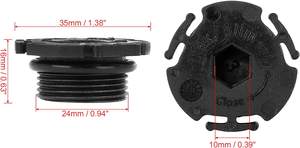 Bouchon de vidange de carter d'huile moteur avec joint torique, compatible avec <span class=keywords><strong>BMW</strong></span> E84 F33 F10 Z4 <span class=keywords><strong>320i</strong></span> 228i 428i 528i - Product Image 2