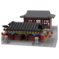 YILI Ensembles de blocs de construction personnalisés Mini briques Architecture Assemblage Ville Minifigurines Modèle de rue Magasin de marque