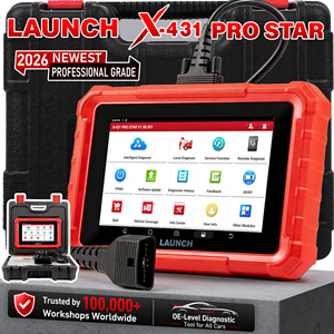 เครื่องสแกนยานยนต์ LAUNCH X431 PRO STAR ระบบเต็มรูปแบบ ระดับ OE พร้อมฟังก์ชันการวินิจฉัยและโปรแกรม ECU ด้วย CAN FD - Product Image 1