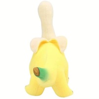 Peluche Dinosaure Banane, Animal en Peluche Brachiosaurus en Forme de Fruit à Col Long pour Enfants, Logo Personnalisé, Vente en Gros OEM ODM