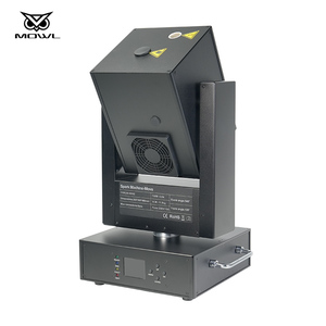 DMX Control Cabeza móvil Rotación Sparkler Etapa Llama Spinning Máquina de chispa fría 750W para boda - Product Image 6