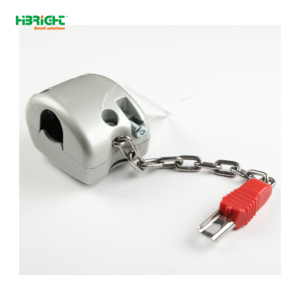 Highbright Coin Operated Shopping <b>Trolley</b> Lock with Chain for Supermarket Anti Theft System - Product Image 1