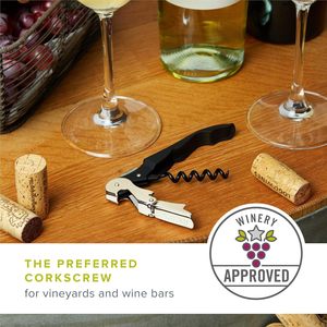 Tire-bouchon en métal durable et ouvre-bouteille à vin, logo personnalisable, outil polyvalent pour l'ouverture de vin et de bière - Product Image 3