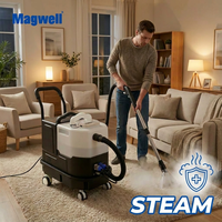 Machine de nettoyage à vapeur commerciale CX-11S PLUS pour canapés et tapis, extracteur d'eau chaude 4-en-1 avec câble de 8 m