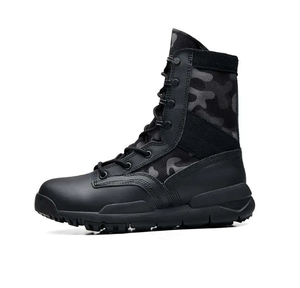 Botas de Desierto de Camuflaje CP Color Negro Caqui Personalizadas TSB42 - Product Image 2