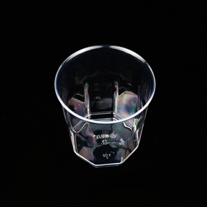 High quality hard disposable PS clear plastic cup