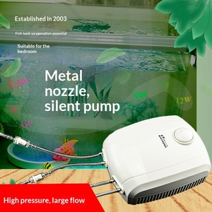 Pompe à air silencieuse en plastique pour mini-aquarium, quatre sorties, haute pression, grand débit, aérateur d'oxygène haute efficacité pour aquarium et bassin - Product Image 3