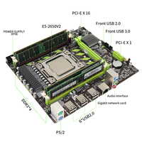 Nouvelle carte mère Intel X79G X79 avec combos LGA2011, processeur Core I7, 16 Go de mémoire DDR4 ECC, graphismes intégrés pour ordinateur de bureau