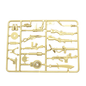 Kits d'accessoires pour mini-armes Moc, jouets de construction pour équipe SWAT, équipement <span class=keywords><strong>militaire</strong></span> de style Seconde Guerre mondiale, ensemble de blocs de construction - Product Image 3