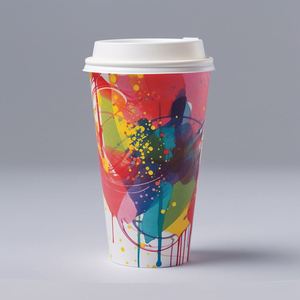 Vasos de Papel Desechables al por Mayor, Productos Únicos y Coloridos, Vasos de Espuma de Pared Simple para Bebidas Calientes, Vasos de Papel Kraft para Café - Product Image 4