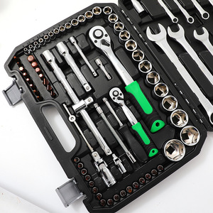 Juego de Herramientas de Reparación Automotriz de Acero al Cromo-Vanadio OEM de 82 Piezas, Juego de Llaves de Trinquete de 1/4 y 1/2 Pulgadas, Destornilladores, Estuche de Almacenamiento Resistente - Product Image 3