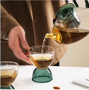 Cốc đựng nước ép kem sữa chua gia dụng nhiều màu sắc chịu nhiệt độ cao 220ml cốc Cocktail ngoại hình cao cấp - Product Image 6