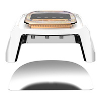 Lámpara de Uñas UV LED Inalámbrica de Alta Potencia Secador Profesional de Uñas de Gel Luz de Curado Recargable Sin Cable con Base Metálica