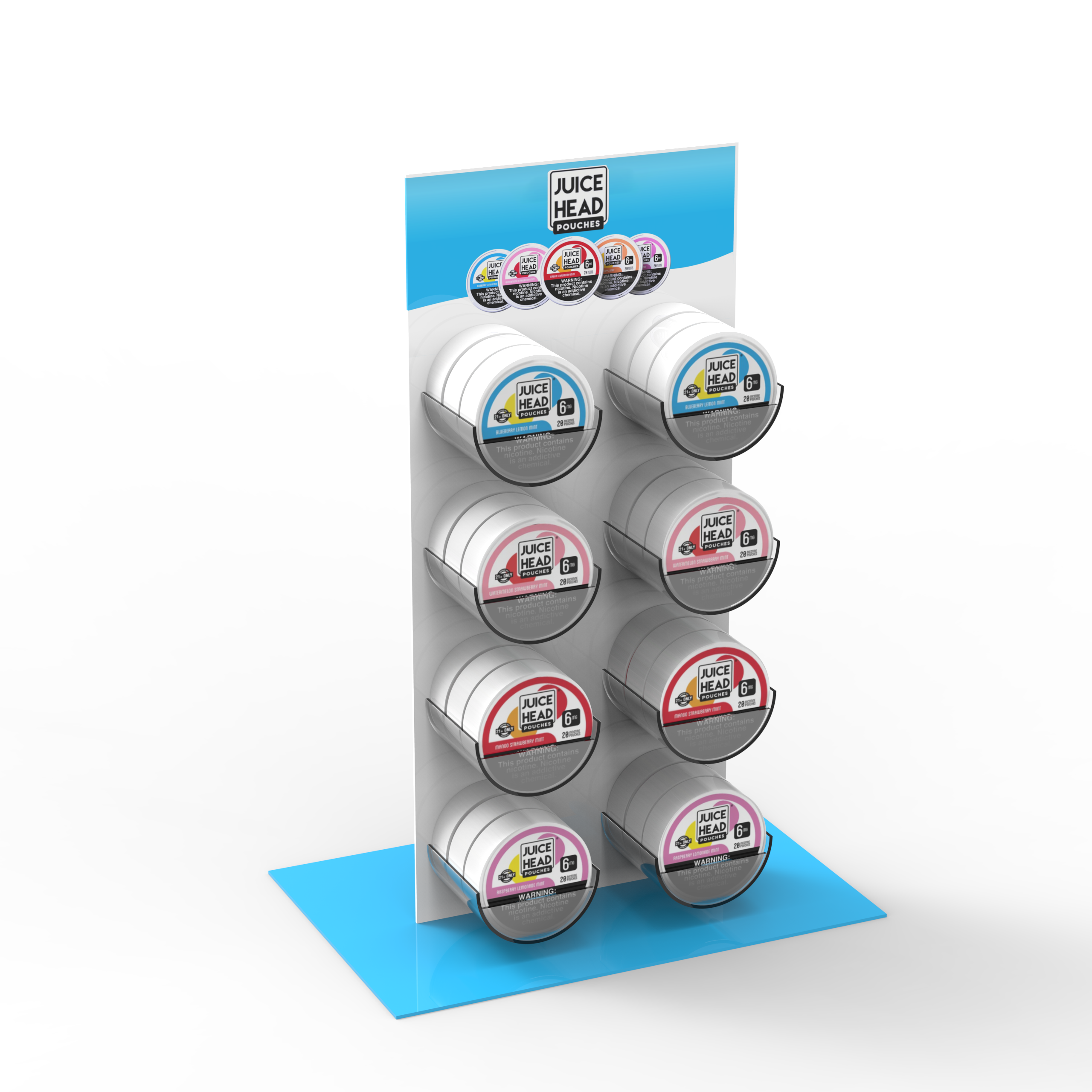 Apache Factory Customizable Acrylic Countertop Smoking Display Racks for Shopping Malls — view 2