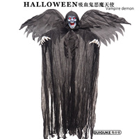 Halloween aile diable ange Vampire squelette suspendu fantôme décoration lumineuse terreur atmosphère pendentif décoratif