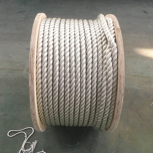 Tali derek Jet Ski, tali 20mm 24mm 28mm 3 untai 100% tali nilon kapal Propilen nilon Halat memancing perahu Trailer memancing - Product Image 3